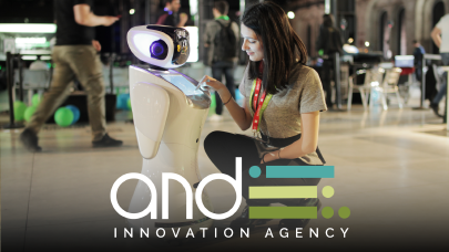 Immagine di copertina dell'articolo “Il Robot Sanbot a Torino” pubblicato sul blog AND ITALIA