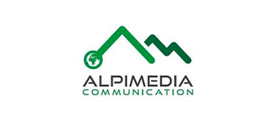 Logo di Alpimedia, azienda partner del programma AND Point per l'intelligenza artificiale