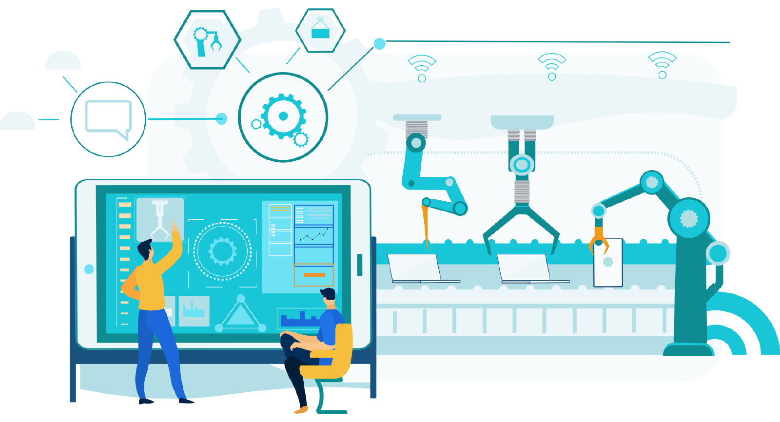 Illustrazione dell'applicazione dei Big Data alla Produzione